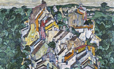 Town among Greenery (The Old City III) (detail), 1917